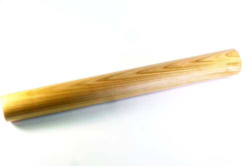 Handmade wooden single piece rolling pin English Wild Cherry