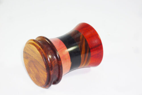 Handmade palm gavel combination of exotic woods