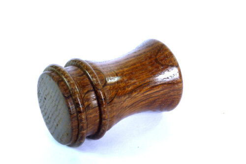 Handmade English brown oak palm gavel