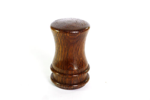 Handmade English brown oak palm gavel