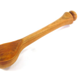Carved Wooden Spoon English Wild Cherry