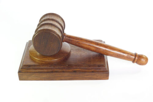 Handmade presentation gavel English Brown Oak