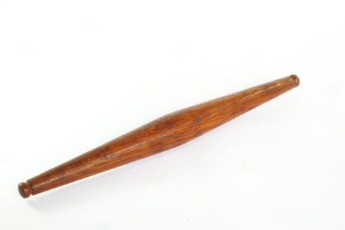 Handmade Indian Style Tapered Rolling Pin English Brown Oak Wood