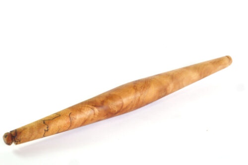 Handmade Indian Style Tapered Rolling Pin English Spalted Beech Wood