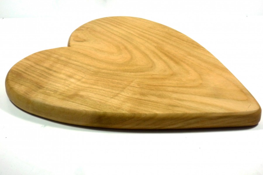 Handmade Heart Shape One Piece Chopping Boards - Tommy Woodpecker Woodworks