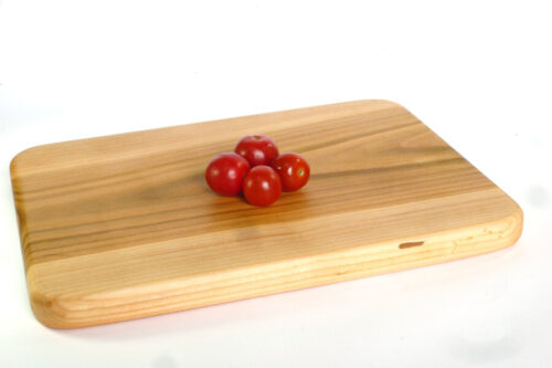 Handcut one piece chopping board English Wild Cherry