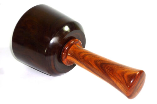 Mediumweight carving mallet old lignum vitae Xylia handle