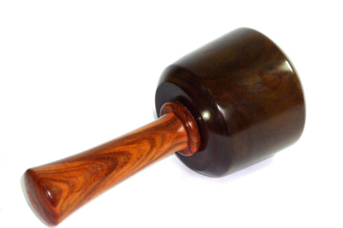 Mediumweight carving mallet old lignum vitae Xylia handle