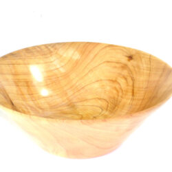 Handmade thin rimmed cedar of lebanon wooden bowl