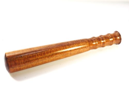 Handmade fishing priest or truncheon Tasmanian Blackwood