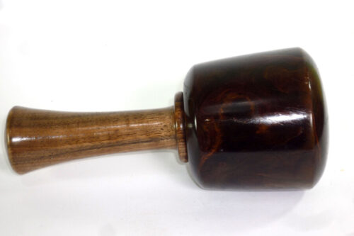 Handmade carving mallet old lignum vitae English Walnut