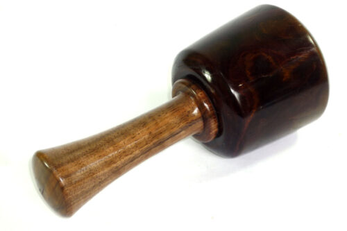 Handmade carving mallet old lignum vitae English Walnut