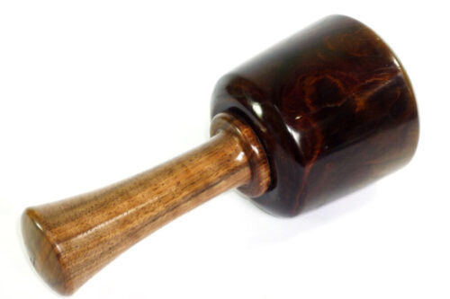 Handmade carving mallet old lignum vitae English Walnut