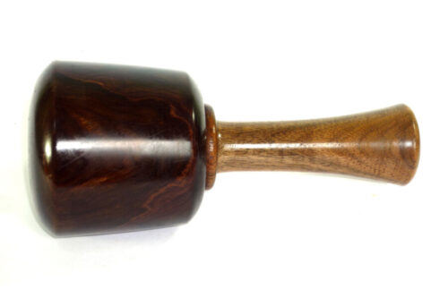 Handmade carving mallet old lignum vitae English Walnut