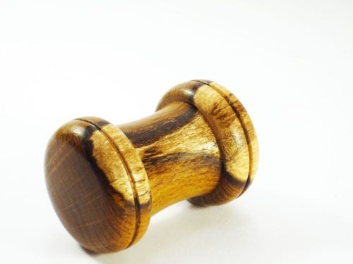 Handmade double top palm gavel English Laburnum