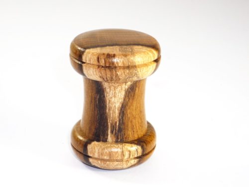 Handmade double top palm gavel English Laburnum