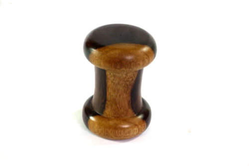 Handmade double top palm gavel Leadwood