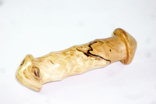 Point ended Yawara stick English Spalted Beech