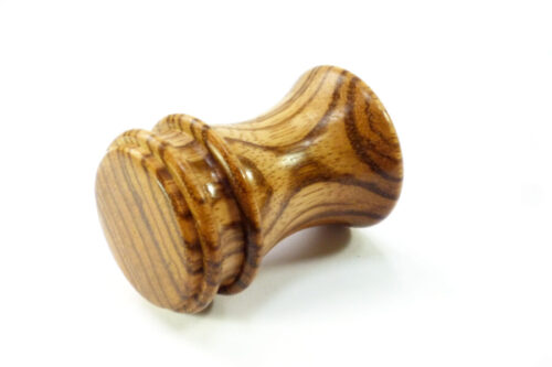 Handmade palm gavel Zebrano