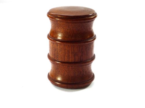 Double ended hammer head palm gavel mahogany