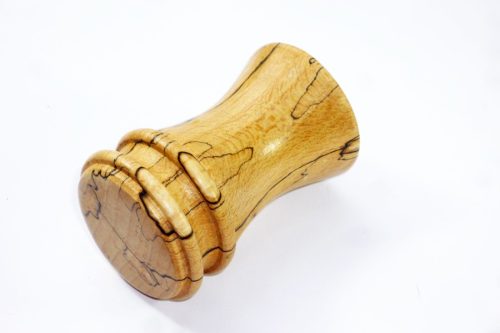 Handmade palm gavel English Spalted Beech