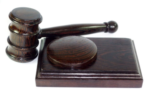 Handmade presentation gavel and block Wenge wood