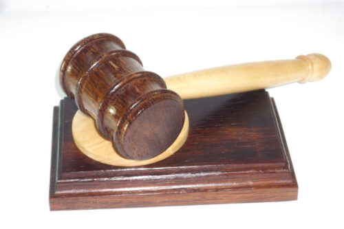 Handmade presentation gavel English Brown Oak and Sycamore wood