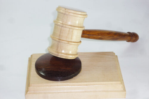 Celebration of English timbers, English sycamore and English brown oak presentation gavel