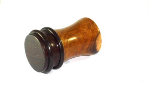 Handmade palm gavel English Laburnum and African Blackwood