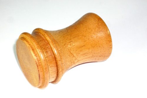 Handmade palm gavel Monkey pod tree wood