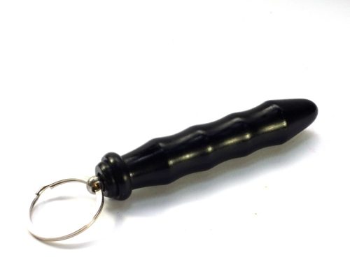 Chunky finger grip kubotan keyrings African Ebony wood