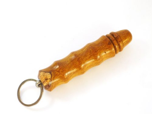 Hanmdmade chunky finger grip kubotan keyring English Laburnum