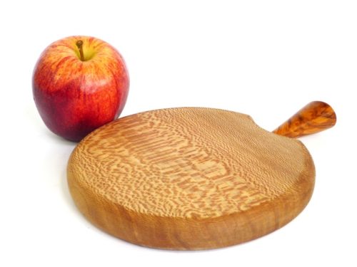 Chopping Board Wooden Apple Shaped 6 inch - Image 8